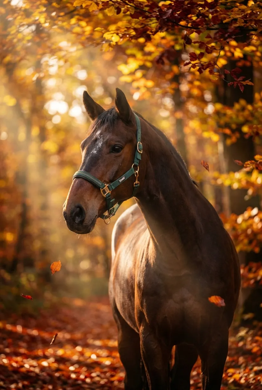 Beispiel: Herbst Romantik mit goldenem Laub